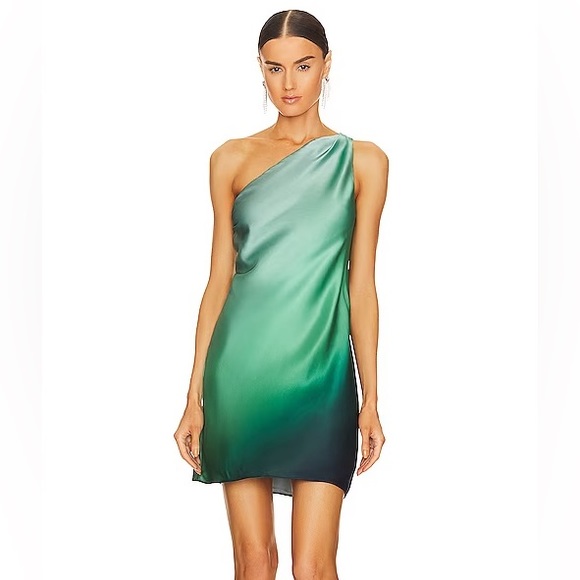 Cami NYC Dresses & Skirts - Brand new in ombré , green, mini shoulder dress